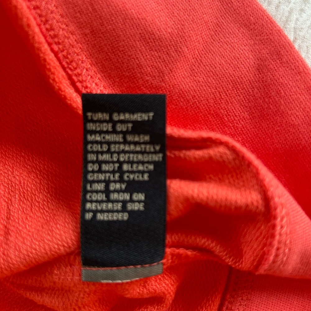 NWT Diane Gilman Top short sleeve orange size L - Picture 6 of 11